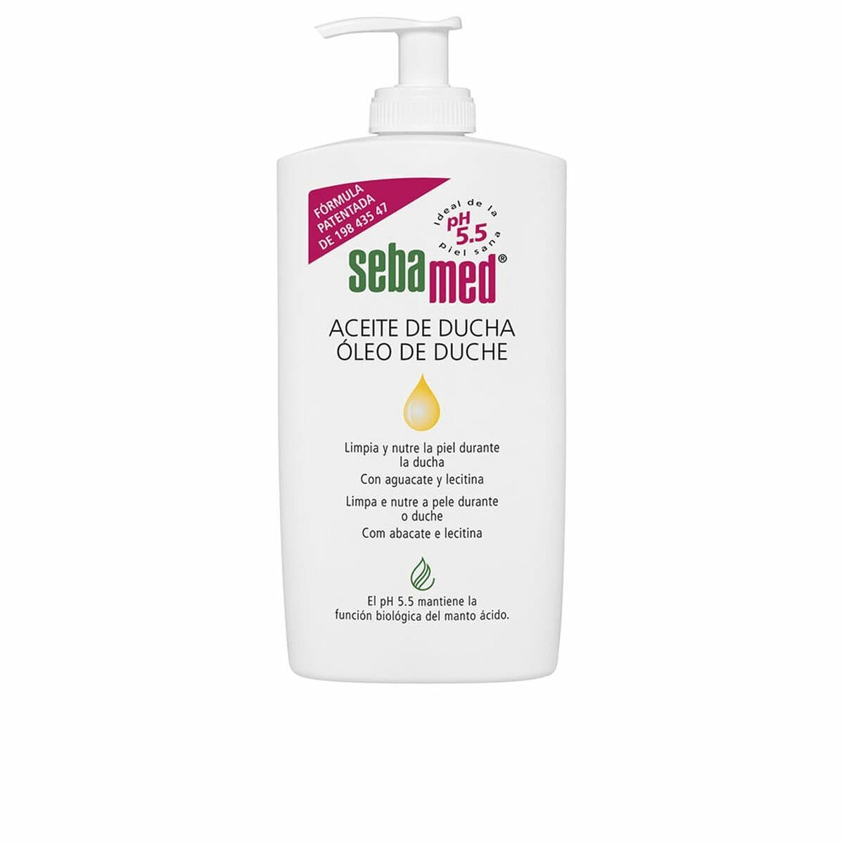 Aceite de Ducha Sebamed 500 ml Sin Jabón