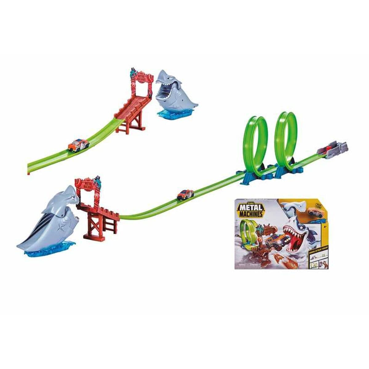 Pista de Carreras Metal Machine Tiburón