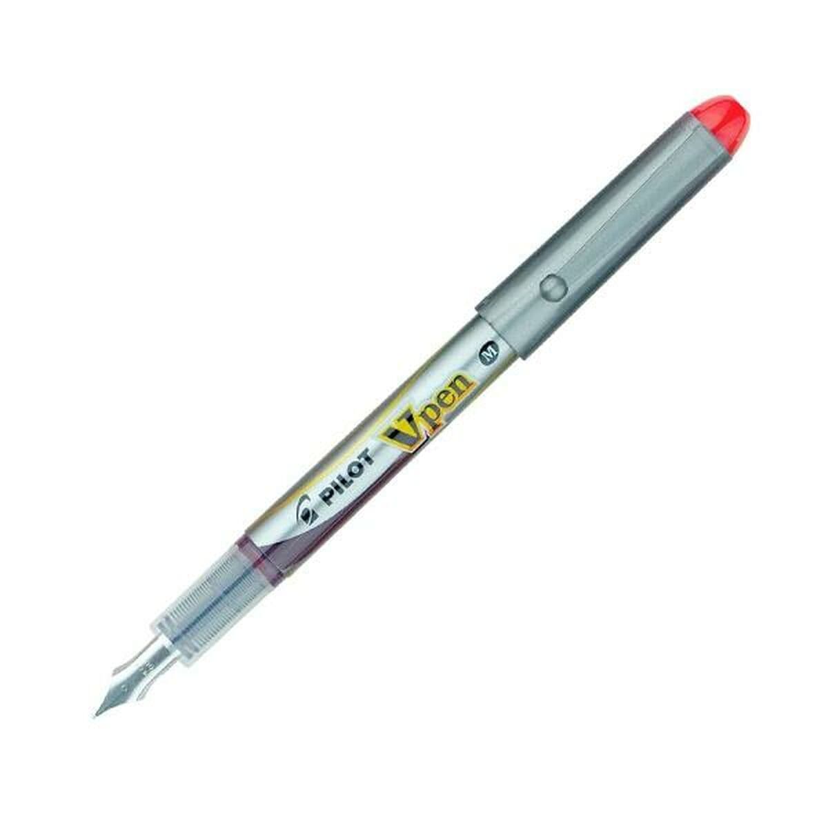 Pluma de Caligrafía Pilot SVP-4M-R, V-pen, red