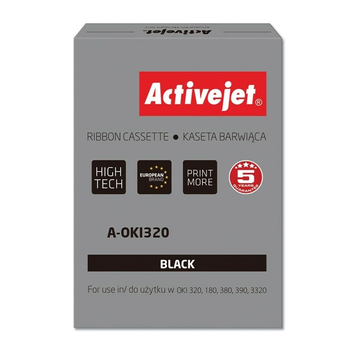 Cinta Matricial Original Activejet A-OKI320 Negro