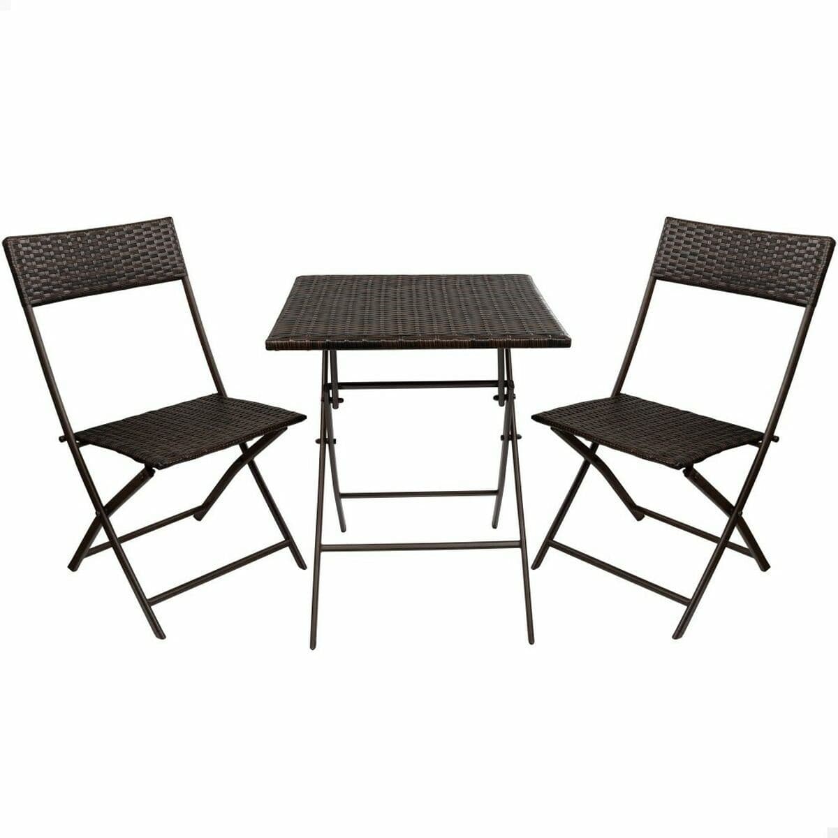 Conjunto de Mesa con 2 Sillas Aktive Cuadrada 60 x 72 cm