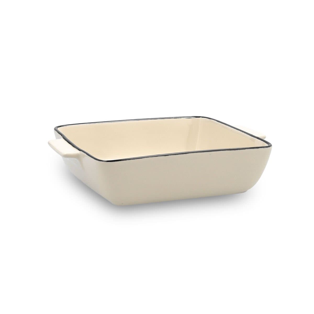 Cazuela Quid Cocco 20 x 16,5 x 27 cm Cerámica Blanco (12 Unidades) (Pack 12x)