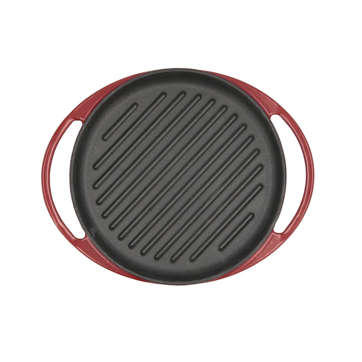 Asadora Bidasoa Hierro Fundido Rojo (25 cm)
