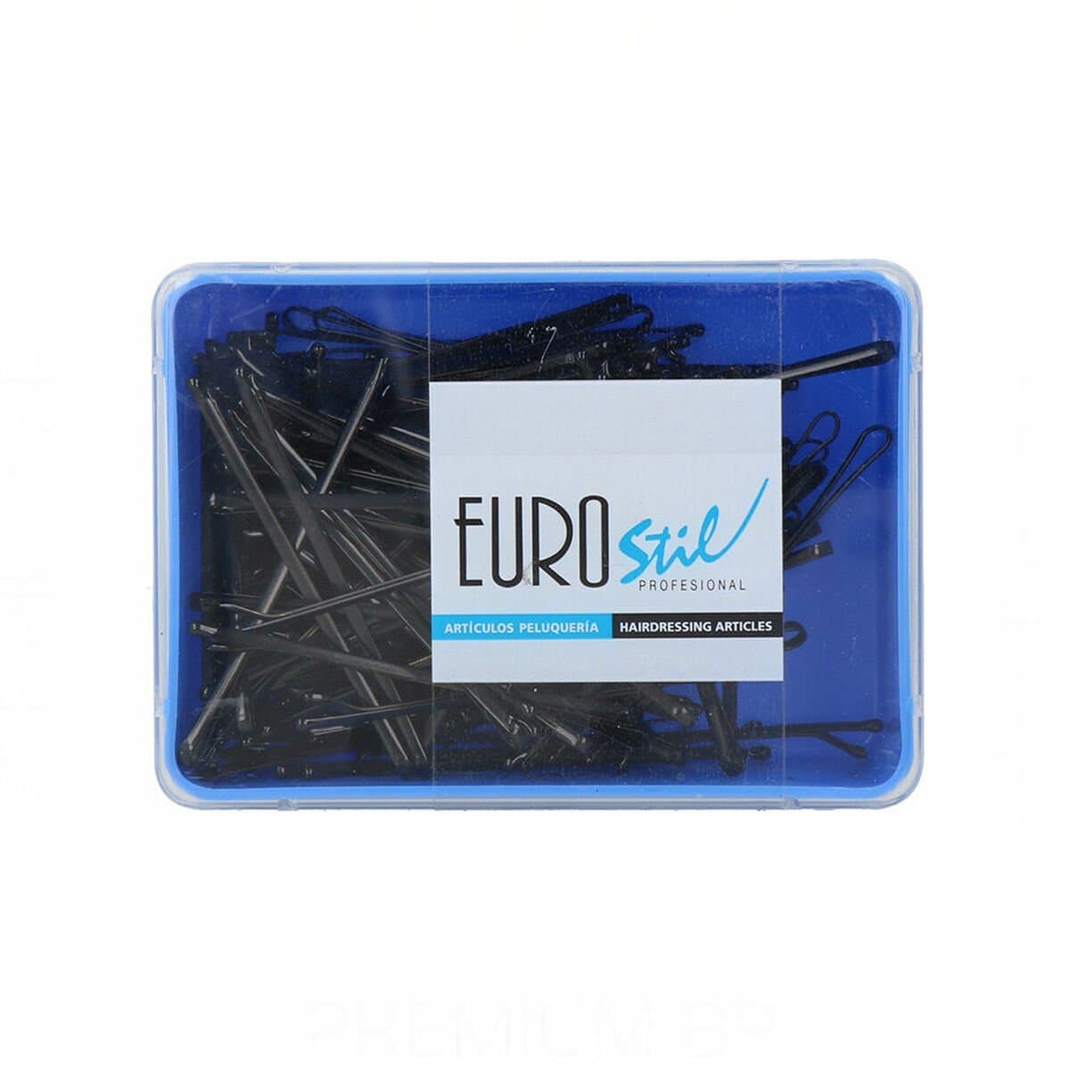 Clips para Pelo Eurostil Clips Negro 70 mm