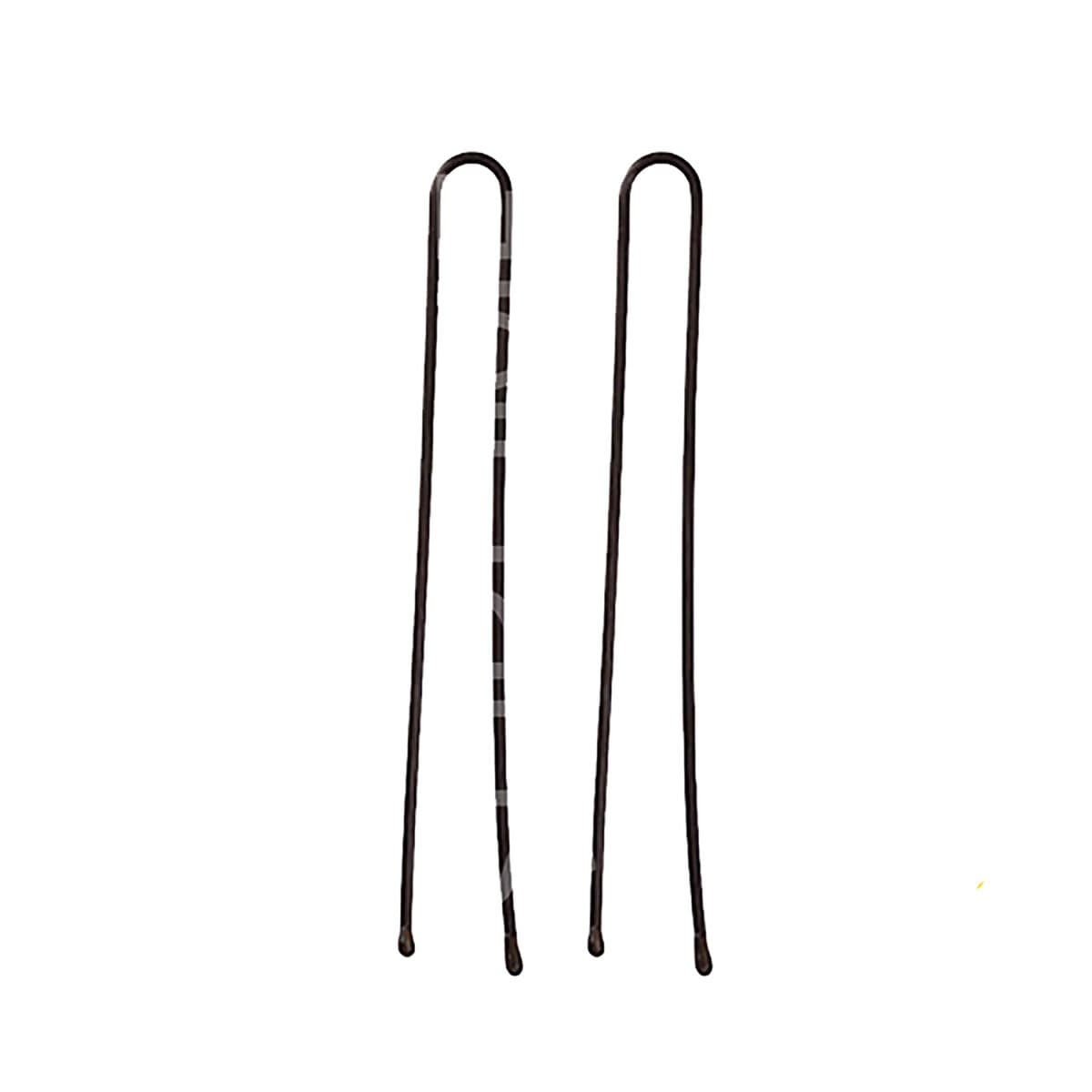 Clips para Pelo Eurostil 200 Horquillas Bronce 70 mm 200 Unidades
