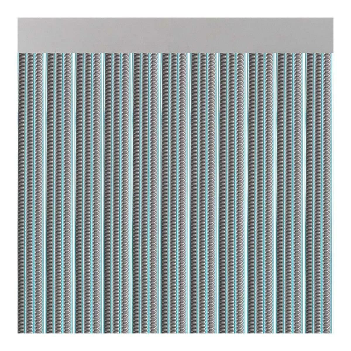 Cortina Acudam Lisboa Puertas Gris Exterior PVC Aluminio 90 x 210 cm