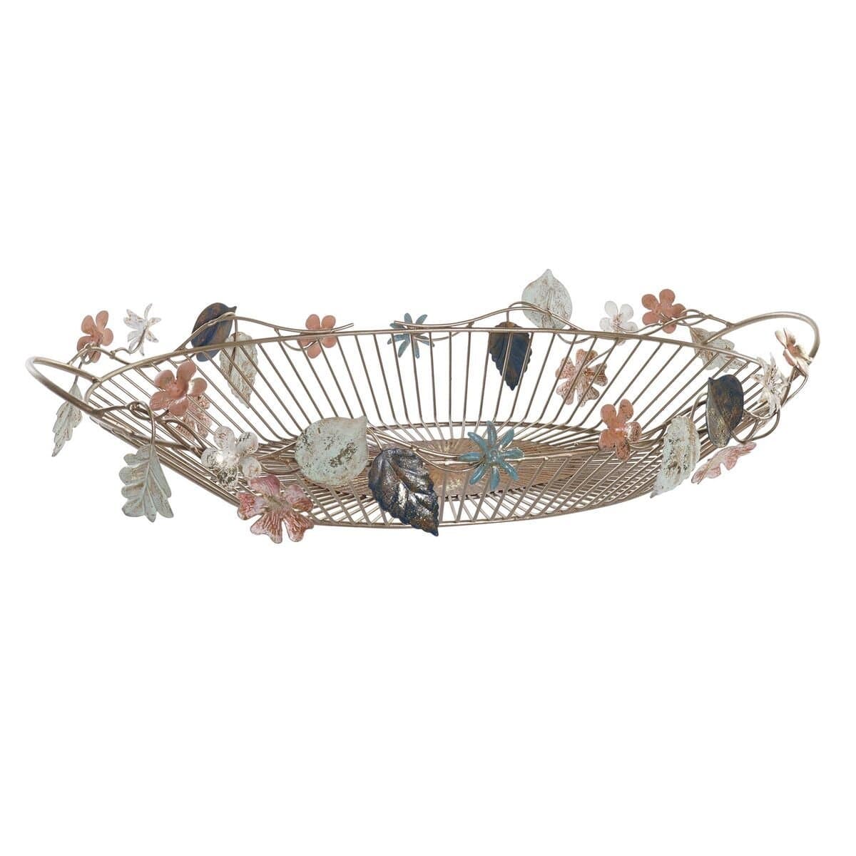 Centro de Mesa DKD Home Decor Multicolor Metal 56 x 36 x 12,7 cm