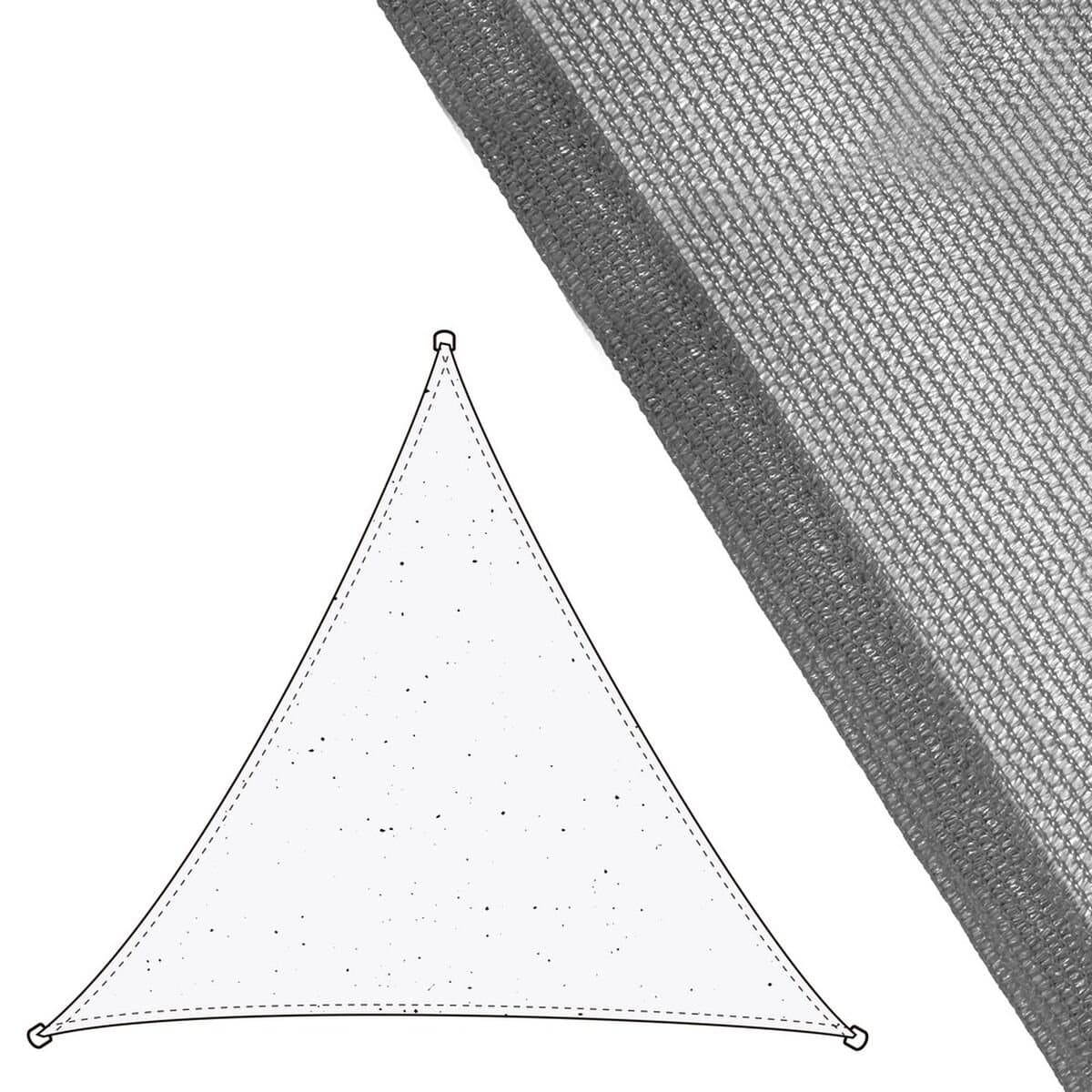 Vela de sombra Vela sombreo Gris 3,5 x 3,5 m 350 x 350 x 0,5 cm Toldo
