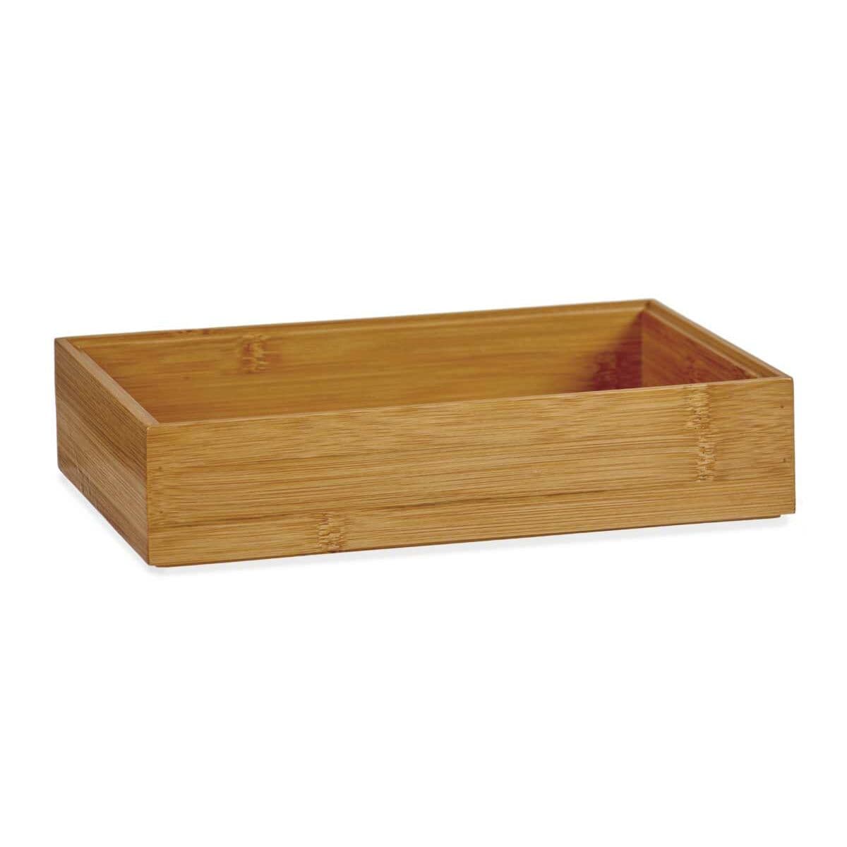 Organizador para Cajones Kinvara Marrón Natural Bambú 15 x 5 x 23 cm Apilable