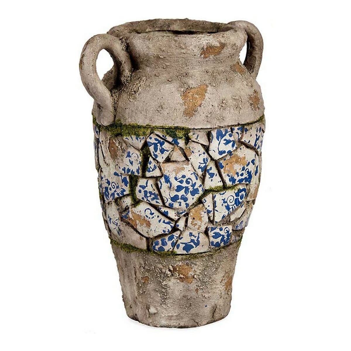 Figura Decorativa para Jardín Ibergarden Poliresina 21 x 34,5 x 28 cm Jarrón
