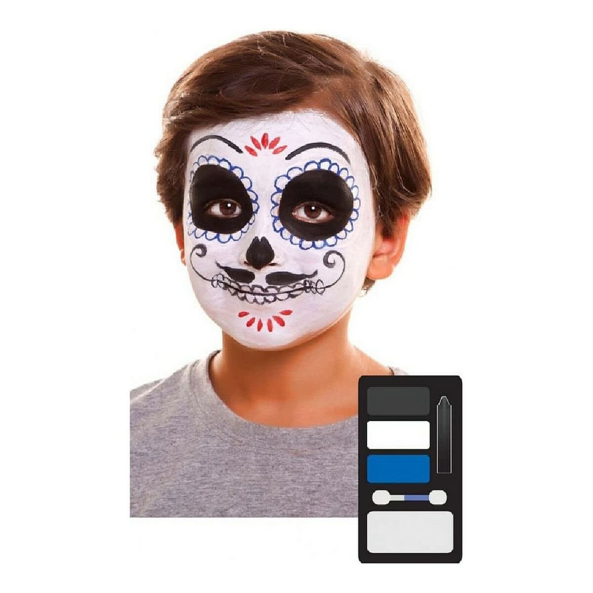 Set de Maquillaje Infantil My Other Me Katrin Día de los muertos (24 x 20 cm)