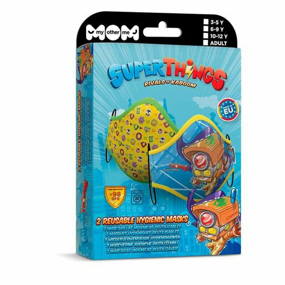 Mascarilla Higiénica My Other Me Super Things Mask Premium 10-12 Años