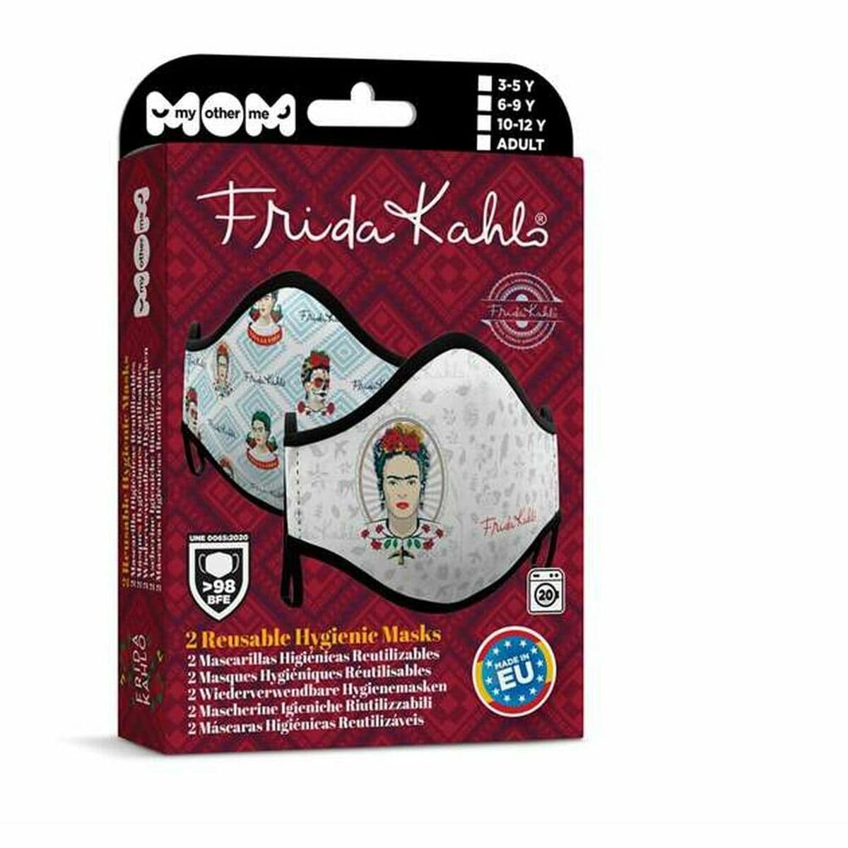 Mascarilla Higiénica My Other Me Fridha Kalo Premium 10-12 Años