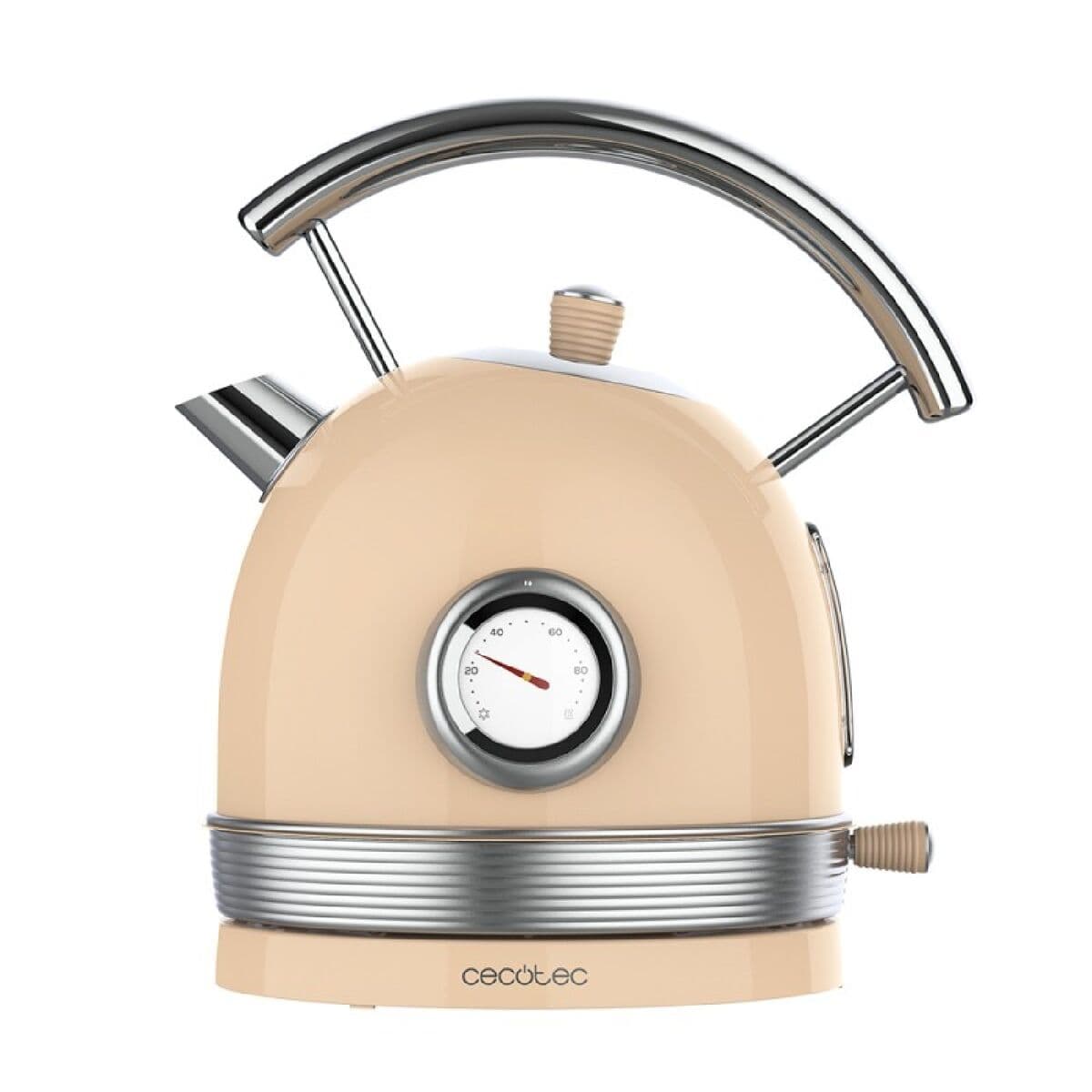 Hervidor Cecotec Thermosense 420 Vintage Beige Acero Inoxidable 2200 W 1,8 L