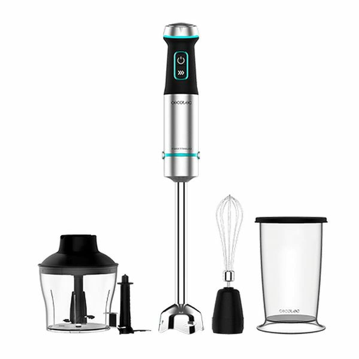Batidora de Varillas Cecotec Power TitanBlack 1200 XL Cream&Crush 1200W