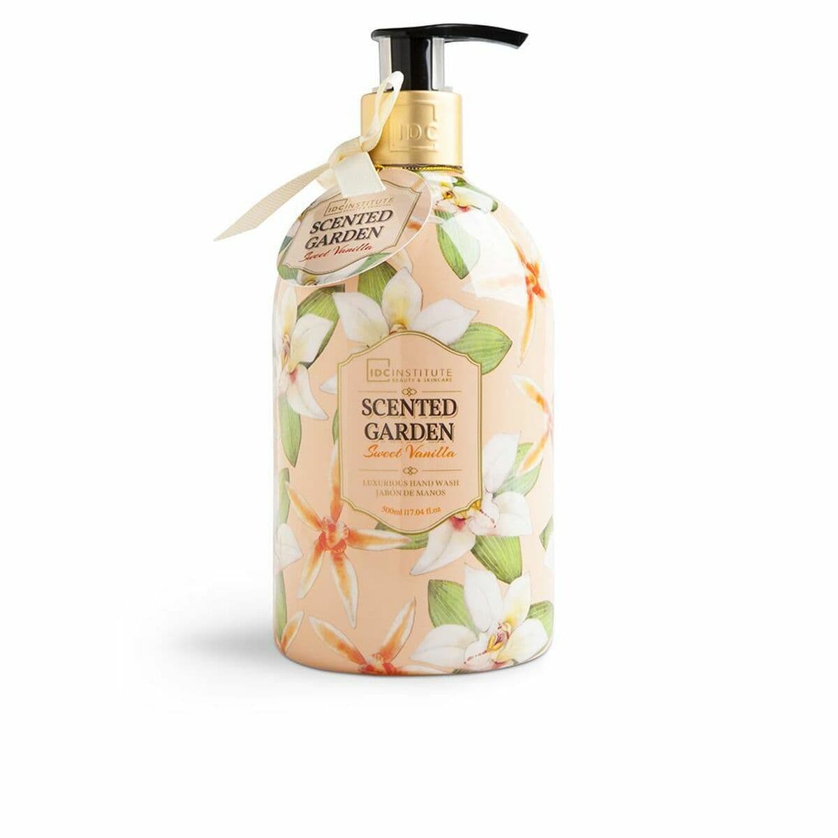 Jabón de Manos con Dosificador IDC Institute Scented Garden Sweet Vanilla (500 ml)