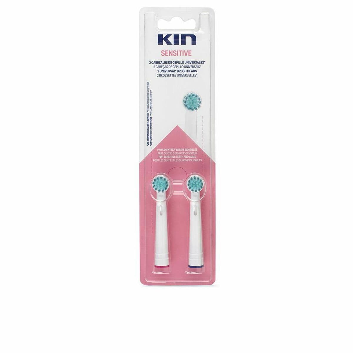 Cabezal de Recambio Kin 1865137 Cepillo de Dientes (2 uds)
