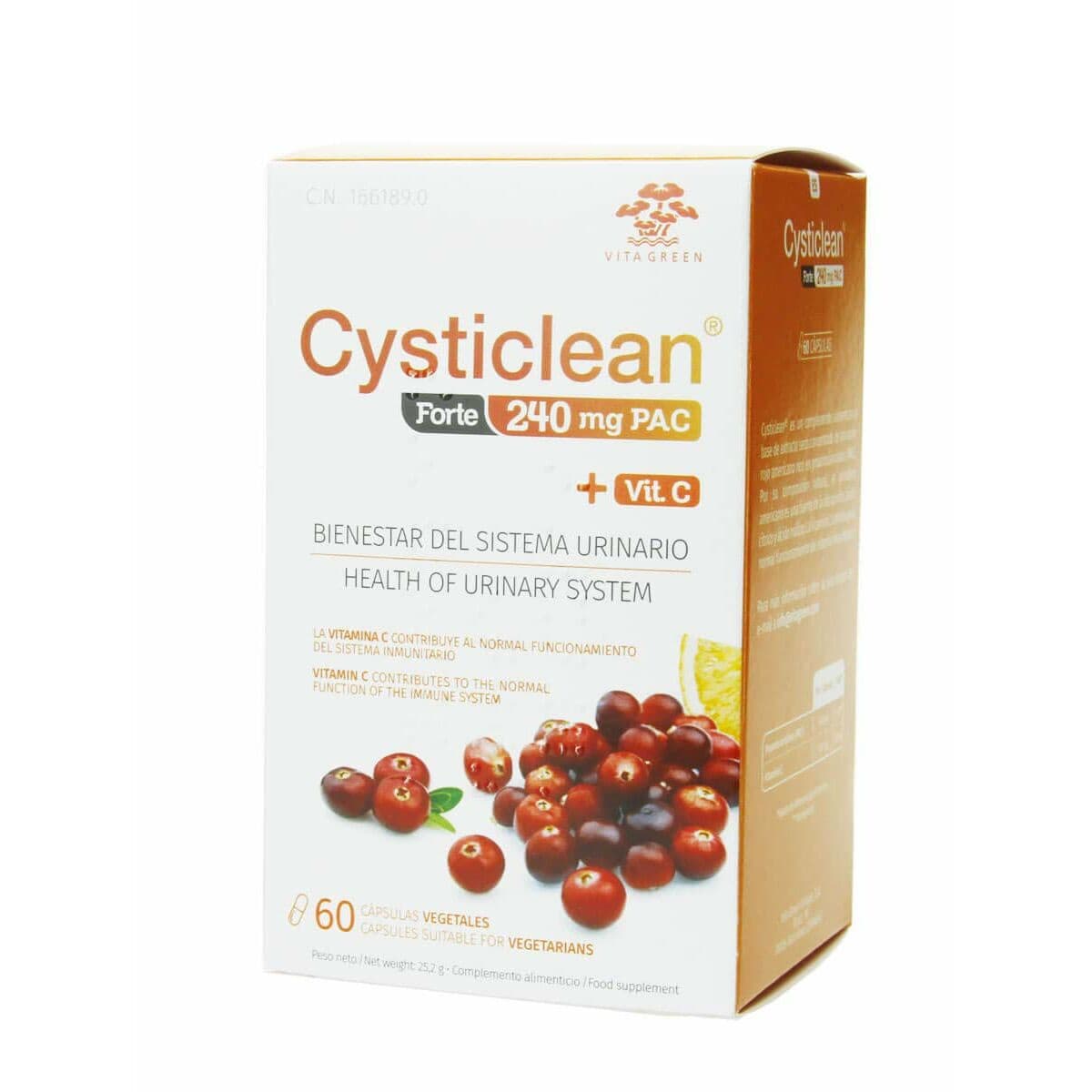 Complemento Alimenticio CYSTICLEAN Forte 60 unidades