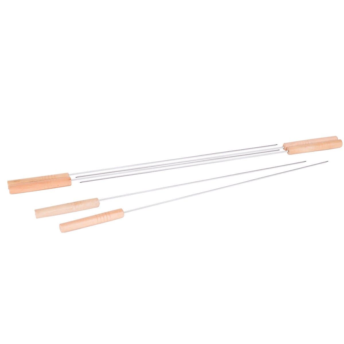 Set de Pinchos para Barbacoa Barbacoa Acero Inoxidable 40 x 0,5 x 0,5 cm