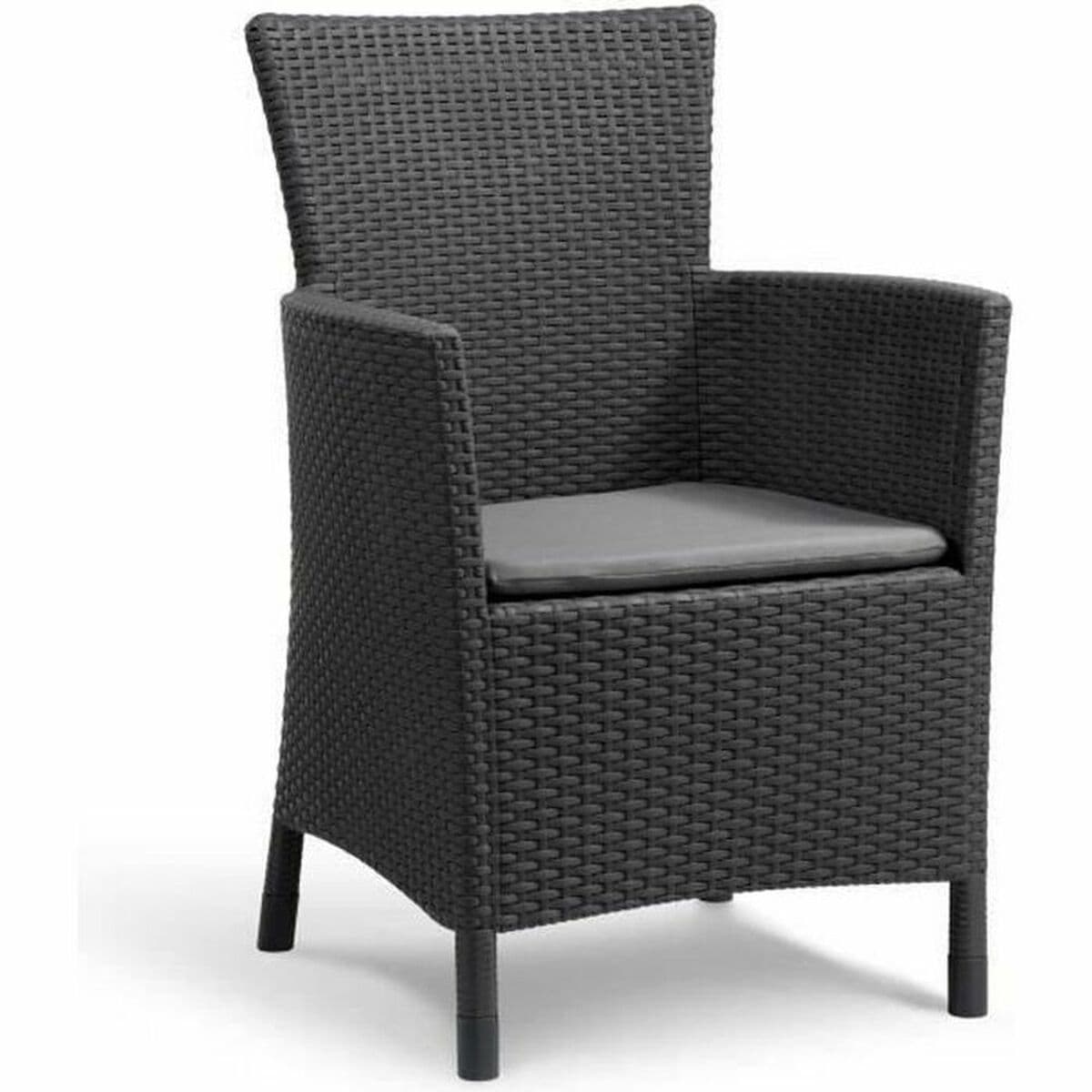Sillón de jardín Allibert by KETER 215526 Gris 62 x 60 x 89 cm