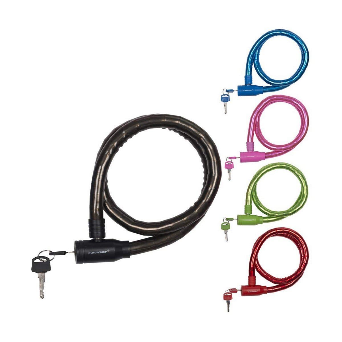 Cable con candado Dunlop 65 cm Cable