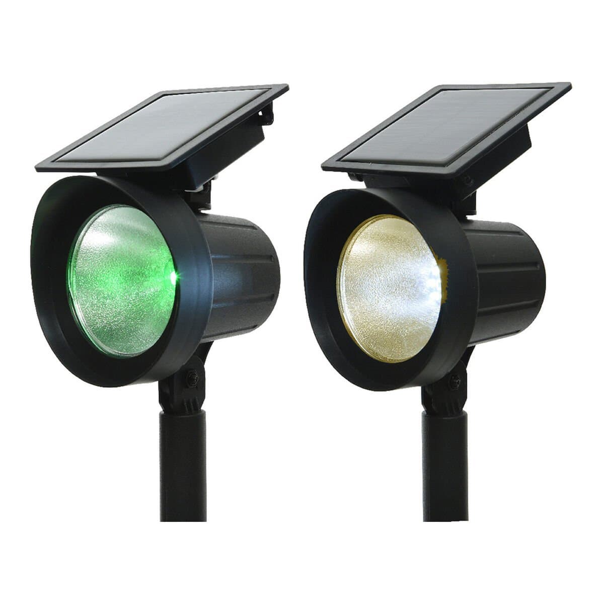 Set de estacas solares de jardín Lumineo 25 lm 13 x 11 x 42,5 cm Solar Proyector LED RGB