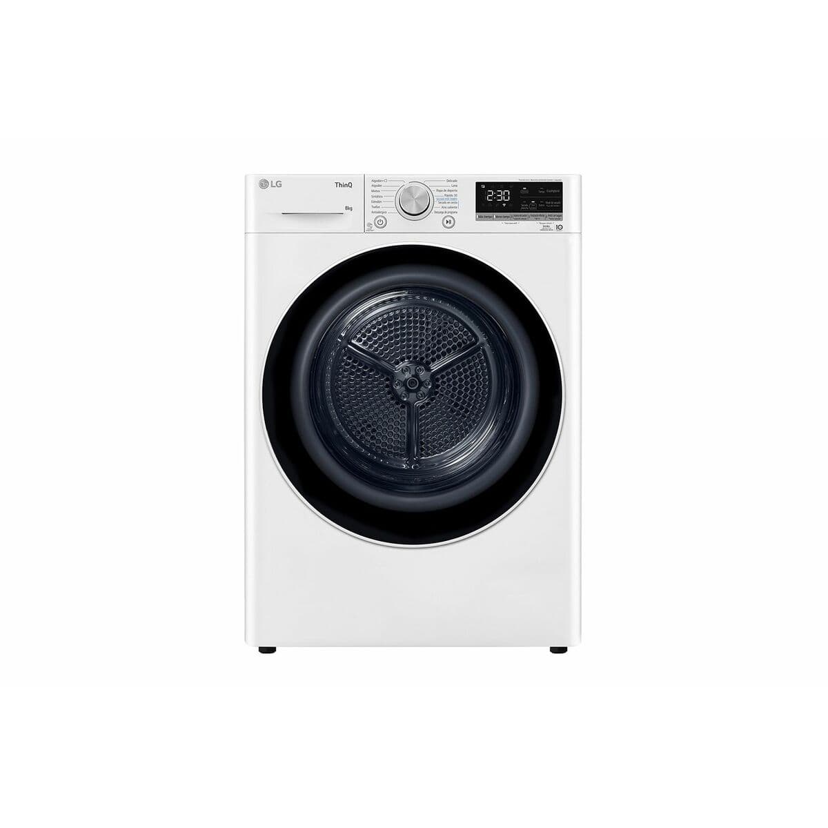 Secadora con bomba de calor LG RH80V9AV4N 8 kg
