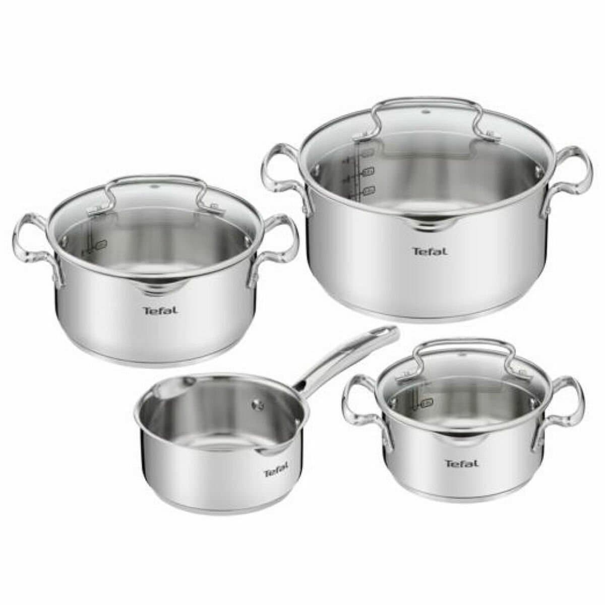 Batería de Cocina Tefal G719S735 Acero 7 Piezas