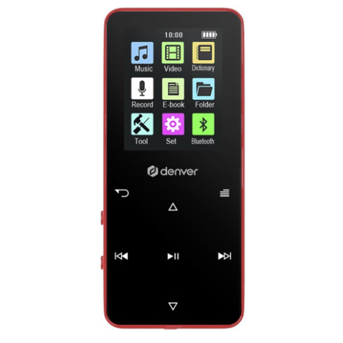 Reproductor MP4 Denver Electronics MP-1830R 1,8" 8 GB Bluetooth Rojo
