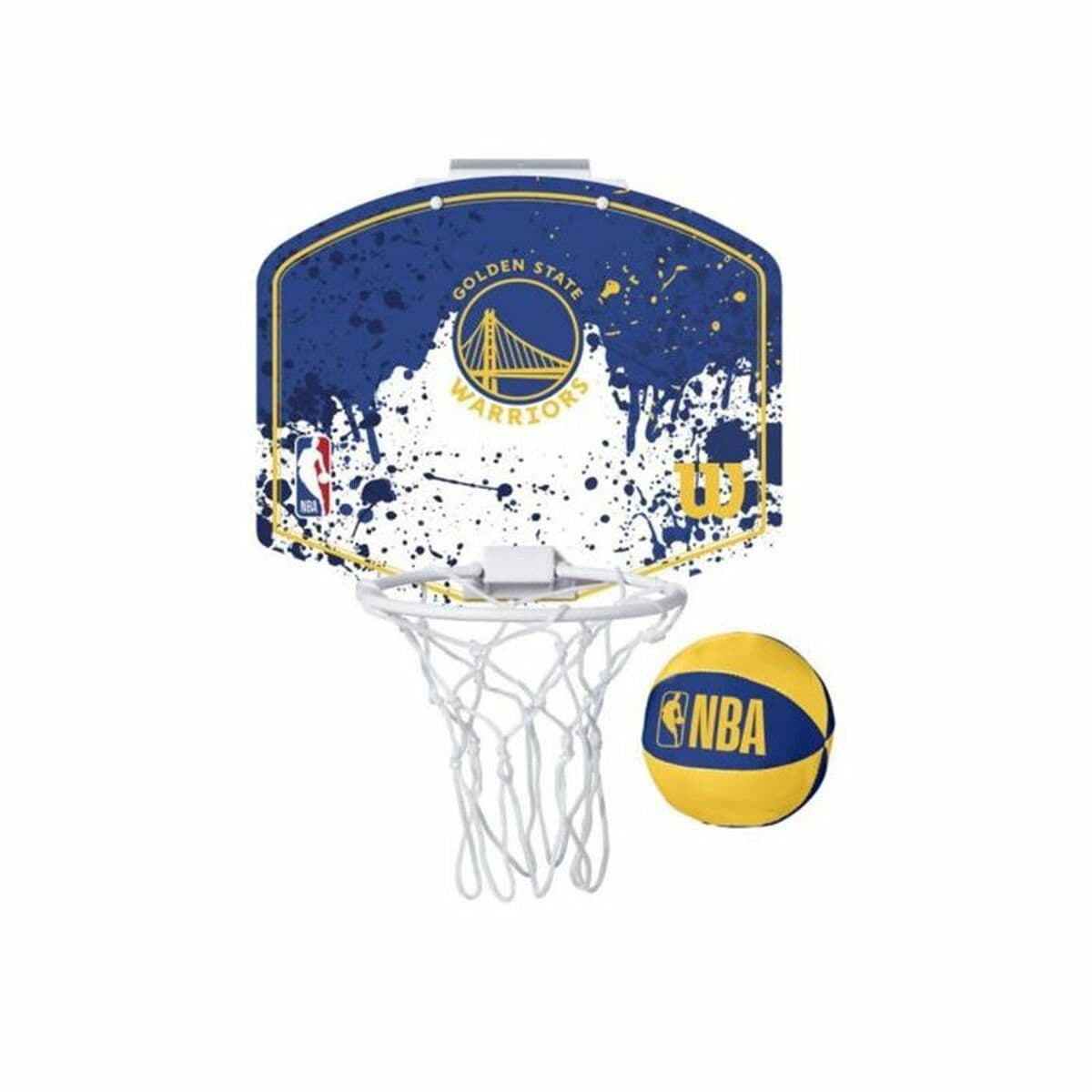 Canasta de Baloncesto Wilson Nba Team Mini Hoop - Golden State Warriors Azul